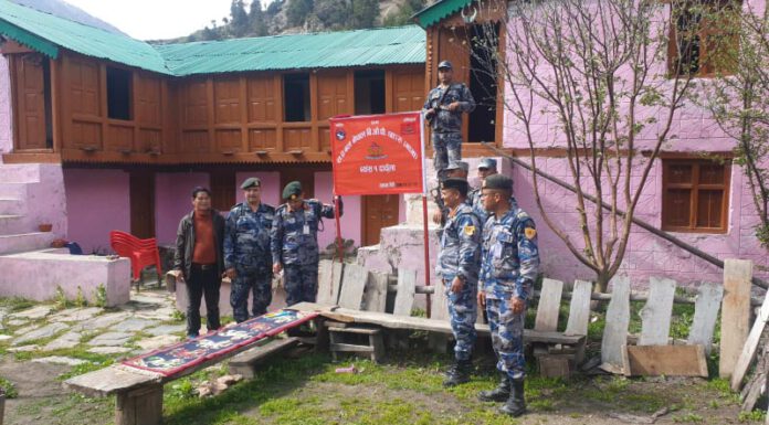 कालापानी क्षेत्रमा सशस्त्र प्रहरीको बोर्डर आउट पोष्ट स्थापना