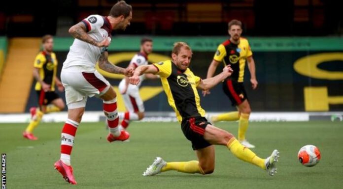 इंग्लिस प्रिमियर लिगः वाट्फोर्डमाथि साउथह्याम्पटनको प्रभावशाली जित