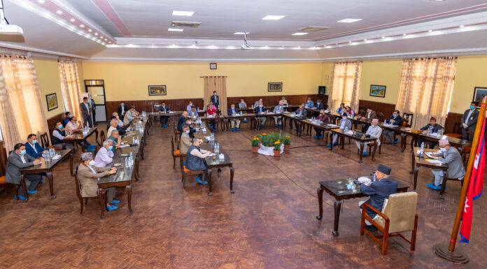 पार्टी अध्यक्षले आफूले पनि प्रस्ताव पेश गर्न चाहेको भन्दै समय मागेपछि १० दिनका लागि बैठक स्थगित