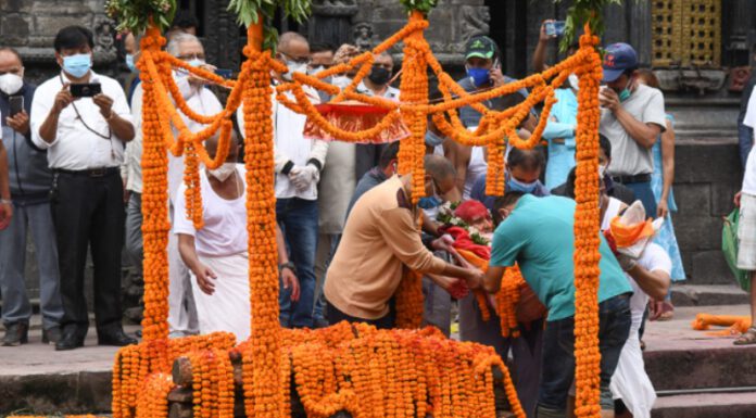 राष्ट्रकवि माधवप्रसाद घिमिरेको अन्तिम बिदाई