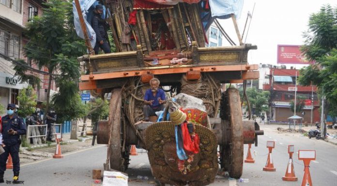 रातो मछिन्द्रनाथको रथयात्रा आज हुँदै, रथलाई ३० मिटर परसम्म तानिने