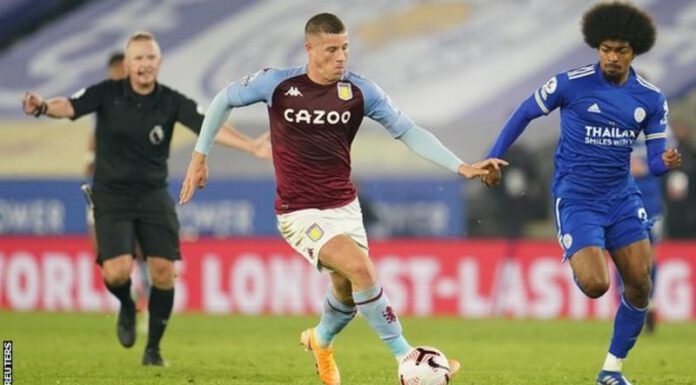 इन्जुरी समयको गोलले लेस्टर स्तब्ध, एस्टन भिल्लाको शानदार यात्रा जारी