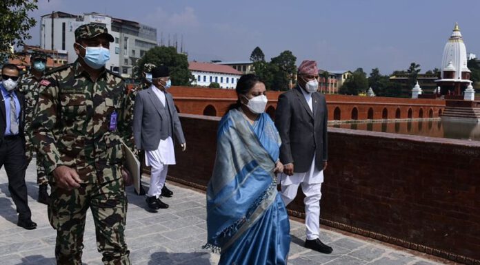 राष्ट्रपति विद्यादेवी भण्डारीद्वारा रानीपोखरी र दरवार हाइस्कूलको उद्घाटन