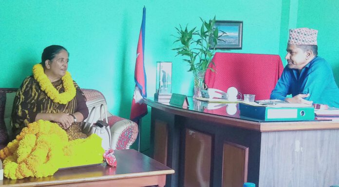 राष्ट्रियसभाकी उपाध्यक्षद्धारा कमलामाई नगरपालिकाको प्रशंसा