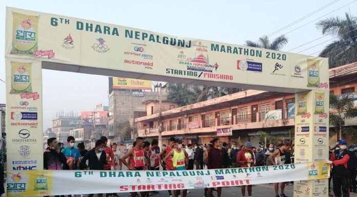 सशस्त्र प्रहरीका गोपीले जिते नेपालगञ्ज म्याराथनको उपाधि