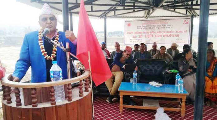 नेपालका कम्युनिष्ट नेतृत्वले सहिद ऋषिराज देवकोटाबाट पाठ सिक्नुपर्छः अध्यक्ष पोखरेल