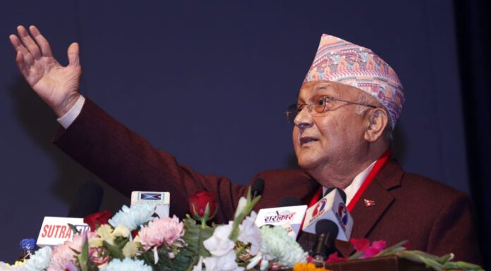 संसदमा पहिलो पटक आक्रामक ओली !