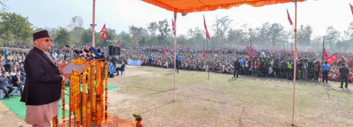 प्रधानमन्त्री ओलीप्रति कञ्चनपुरको दैजीछेलामा यसरी देखियो जनलहर