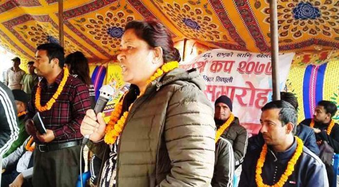 तेस्रो सुनकोशी गाउँपालीका अध्यक्ष कप सकियो