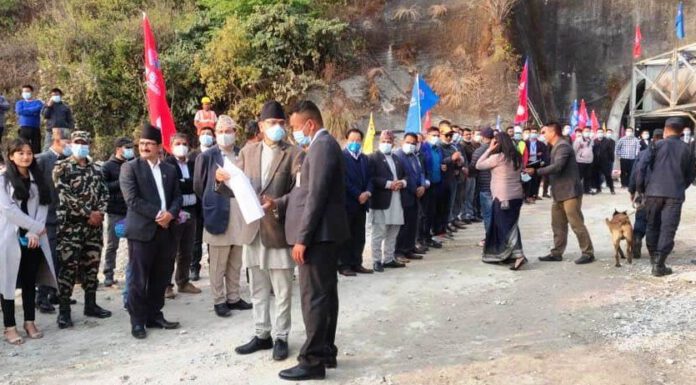 ट्यांकीमा चढ्यो मेलम्चीको पानी, २ बजेपछि वितरण गरिने