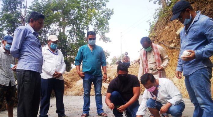 दलित पण्डितले गरे सिन्धुलीमा खानेपानी ट्याङकीको शिलान्यास !