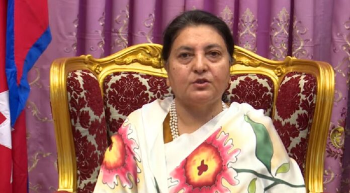कोरोना खोप खरिदमा सहजीकरण गरिदिन आग्रह गर्दै राष्ट्रपतिले पठाइन पुटिनलाई पत्र