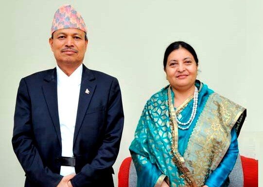 राष्ट्रपति भण्डारीसँग एमाले उपाध्यक्ष भीम रावलको साढे दुई घण्टा भेटवार्ता