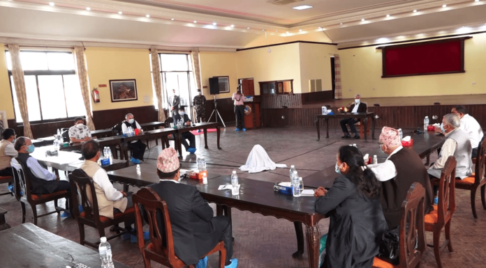 गठबन्धनका नेताहरुबिच एमसिसी र मन्त्रिपरिषद बिस्तारबारे बालुवाटारमा छलफल