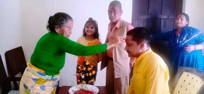 Khadga Khatri Dashain Tika