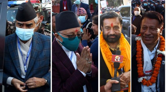 कांग्रेस सभापतिमा देउवा, निधि, सिंह, कोइरालासहित ६ जनाको उम्मेदवारी