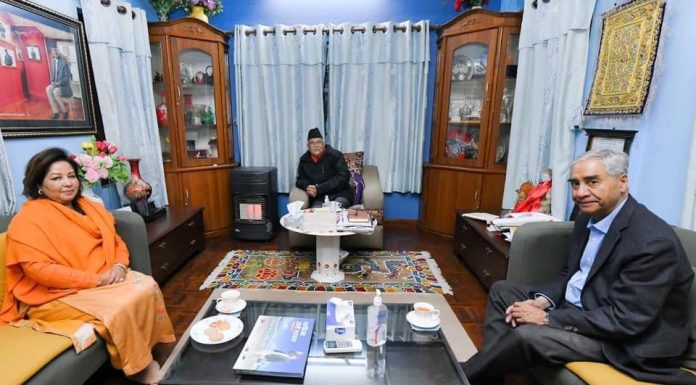 बालकोटको वार्ता सकेर देउवा बालुवाटार फर्किए