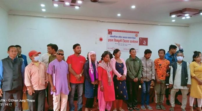 अपाङ्ग संगठनको अध्यक्षमा धनजंग