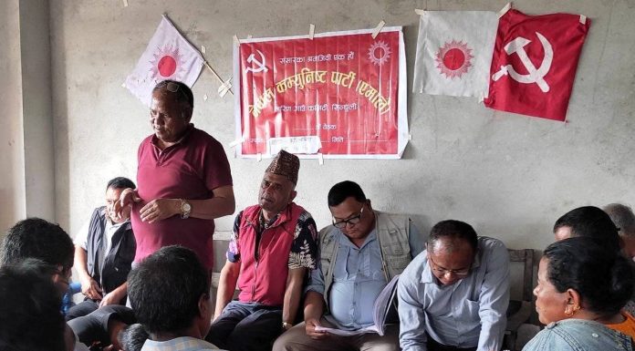 खयरसालमा एमाले संवद्ध युवा र महिलाको टोल कमिटी गठन