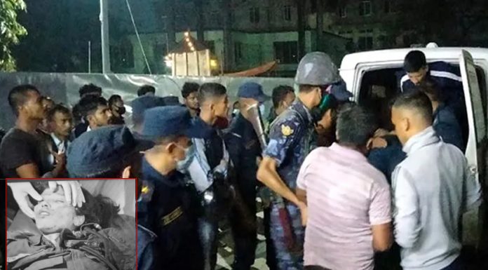 प्रहरीको मृत्यु भएको लेटाङमा आज पनि कर्फ्यू