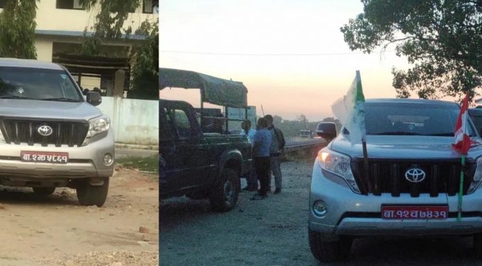 खानेपानी मन्त्री चौधरीले गरे सरकारी गाडीको दुरुपयोग