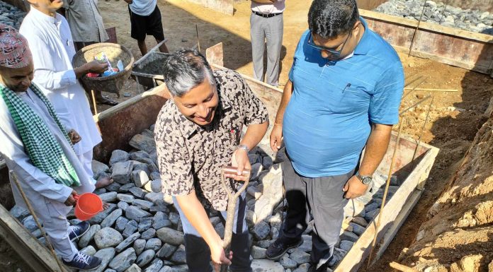 गोलन्जोर गाउँपालिका अध्यक्ष शंकर बरालले गरे कृषि तथा पशुसेवा कार्यालयको शिलान्यास