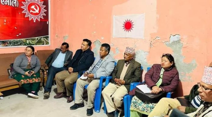 सचिवालय गठनगर्दै एमाले सिन्धुलीको दोस्रो बैठक सम्पन्न