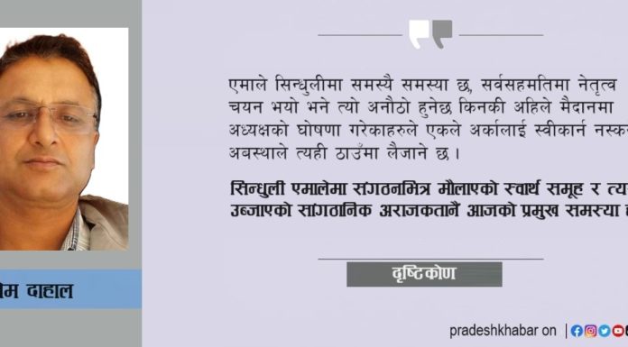 सिन्धुली एमालेको ८औं जिल्ला अधिवेशन: नेताहरू सक्किने कि सच्चिने !