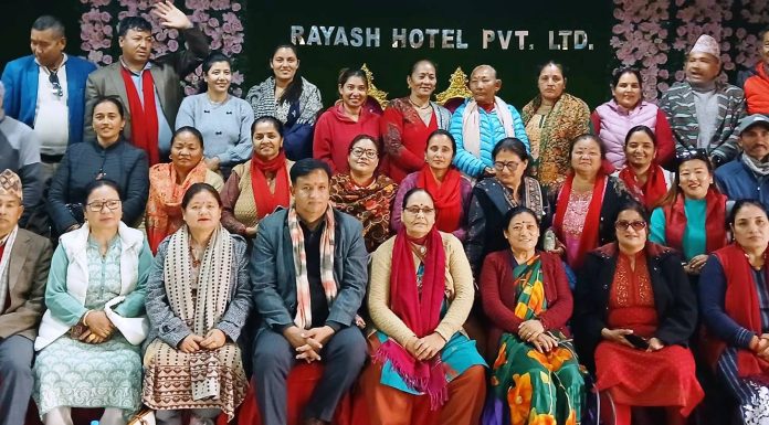 एमाले बाट निर्वाचित जन प्रतिनिधिको भेला, विजयको झण्डा फहराउने उद्घोष