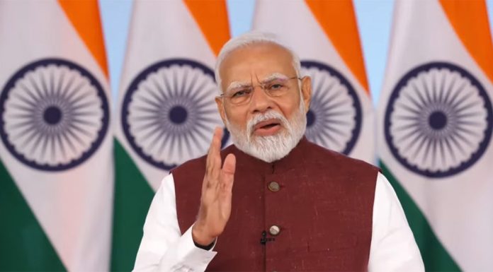नेपाली जनता र सरकारलाई बधाई दिँदै मोदीले भने- ऐतिहासिक कोसेढुंगाे